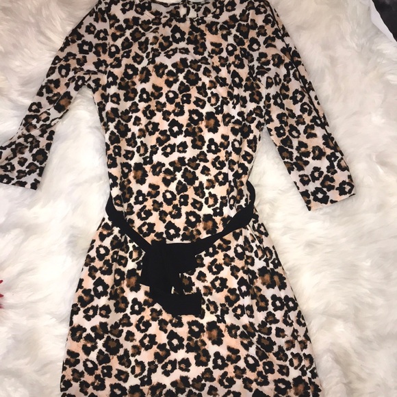 🖤H&M LEOPARD PRINT MINI DRESS🖤 - Picture 2 of 3